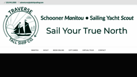What Tallshipsailing.com website looks like in 2024 