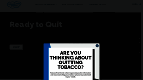 What Tobaccofreeflorida.com website looks like in 2024 