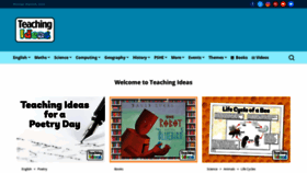What Teachingideas.co.uk website looks like in 2024 