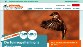 What Tuinvogeltelling.nl website looks like in 2024 