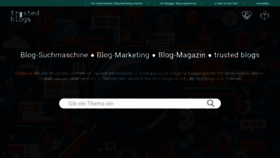 What Trusted-blogs.com website looks like in 2024 