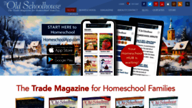 What Theoldschoolhouse.com website looks like in 2024 