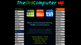 What Theoldcomputer.com website looks like in 2024 
