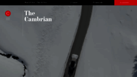 What Thecambrianadelboden.com website looks like in 2024 