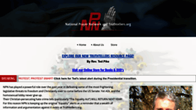 What Truthtellers.org website looked like in 2024 (1 year ago)