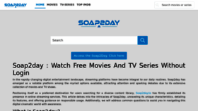 What Thesoap2day.com website looks like in 2024 
