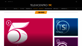What Televicentro.com website looks like in 2024 