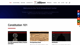 What Tenthamendmentcenter.com website looks like in 2024 