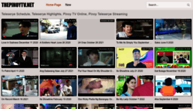 What Thepinoytv.net website looks like in 2024 