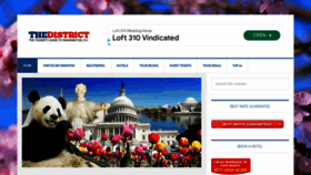 What Thedistrict.com website looks like in 2024 