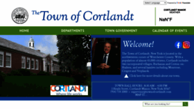 What Townofcortlandt.com website looks like in 2024 