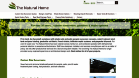What Thenaturalhome.com website looks like in 2024 