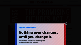 What Tennessean.com website looks like in 2024 