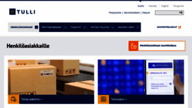 What Tulli.fi website looks like in 2024 