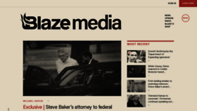 What Theblaze.com website looks like in 2024 