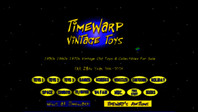 What Timewarptoys.com website looks like in 2024 
