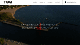 What Tiarayachts.com website looks like in 2024 