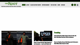 What Theroot.com website looks like in 2024 
