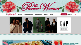 What Thepioneerwoman.com website looks like in 2024 