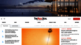 What Therealdeal.com website looks like in 2024 