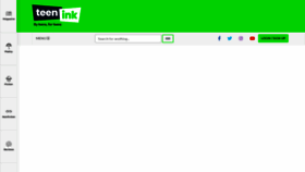 What Teenink.com website looks like in 2024 