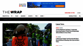 What Thewrap.com website looks like in 2024 