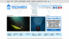 What Tinybuddha.com website looks like in 2024 