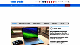 What Tomsguide.com website looks like in 2024 