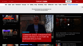 What Torontosun.com website looks like in 2024 