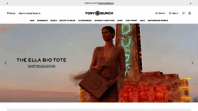What Toryburch.com website looks like in 2024 