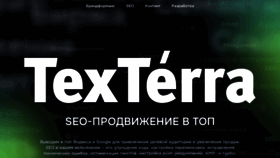 What Texterra.ru website looks like in 2024 