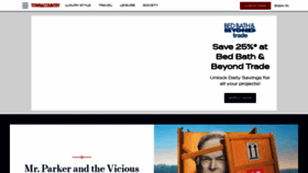 What Townandcountrymag.com website looks like in 2024 