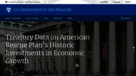 What Treas.gov website looks like in 2024 