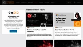 What Thecyberwire.com website looks like in 2024 