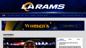 What Therams.com website looks like in 2024 