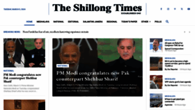 What Theshillongtimes.com website looks like in 2024 