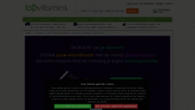 What Topvitamins.nl website looks like in 2024 