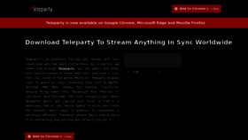 What Telepartys.com website looks like in 2024 
