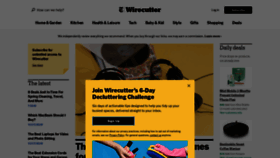 What Thewirecutter.com website looks like in 2024 