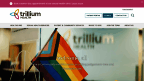 What Trilliumhealth.org website looks like in 2024 
