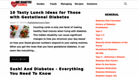 What Thediabetescouncil.com website looks like in 2024 