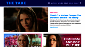 What The-take.com website looks like in 2024 