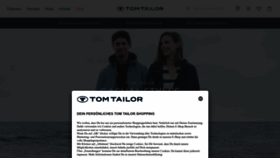 What Tom-tailor.com website looks like in 2024 