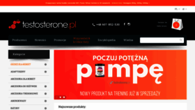 What Testosterone.pl website looked like in 2024 (2 years ago)