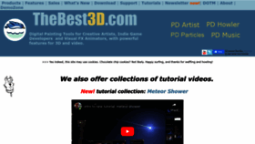 What Thebest3d.com website looks like in 2024 