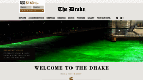 What Thedrakehotel.com website looks like in 2024 