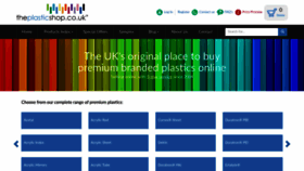 What Theplasticshop.co.uk website looks like in 2024 