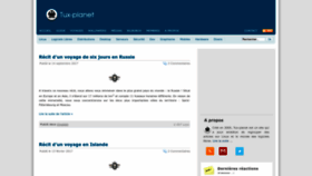 What Tux-planet.fr website looks like in 2024 