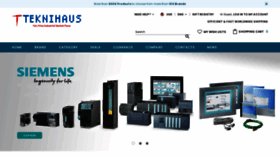 What Teknihaus.com website looks like in 2024 