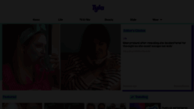 What Tyla.com website looked like in 2024 (1 year ago)